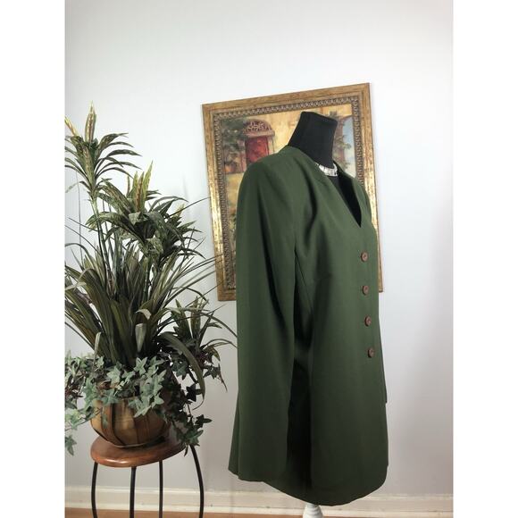 Collections For Le Suit Women Jacket 4 Buttons Front Office Siren Preppy Sz 14 - Picture 2 of 9